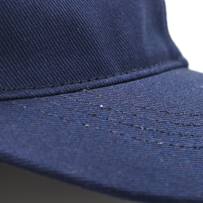Gucci Cotton Moth Embroidered Baseball Hat 57 Navy 10 of 10