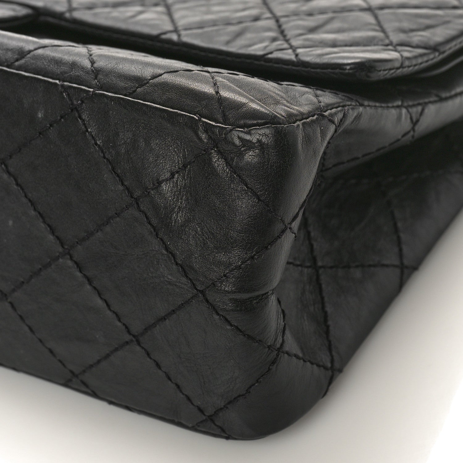 Chanel Aged Calfskin Quilted 2.55 Reissue 226 Flap Black 9 of 11