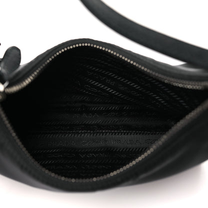 Prada Tessuto Nylon Saffiano Mini Re-Edition 2005 Bag Black 5 of 12