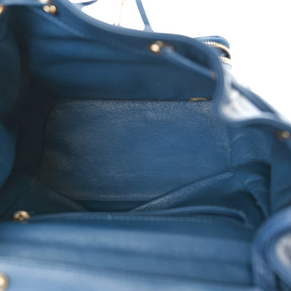 Chanel Caviar Quilted Business Affinity Backpack Blue 5 of 11