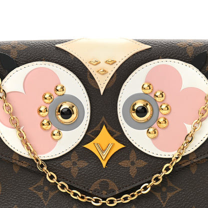 Louis Vuitton Monogram Lovely Birds Pochette Felicie Chain Wallet 9 of 12