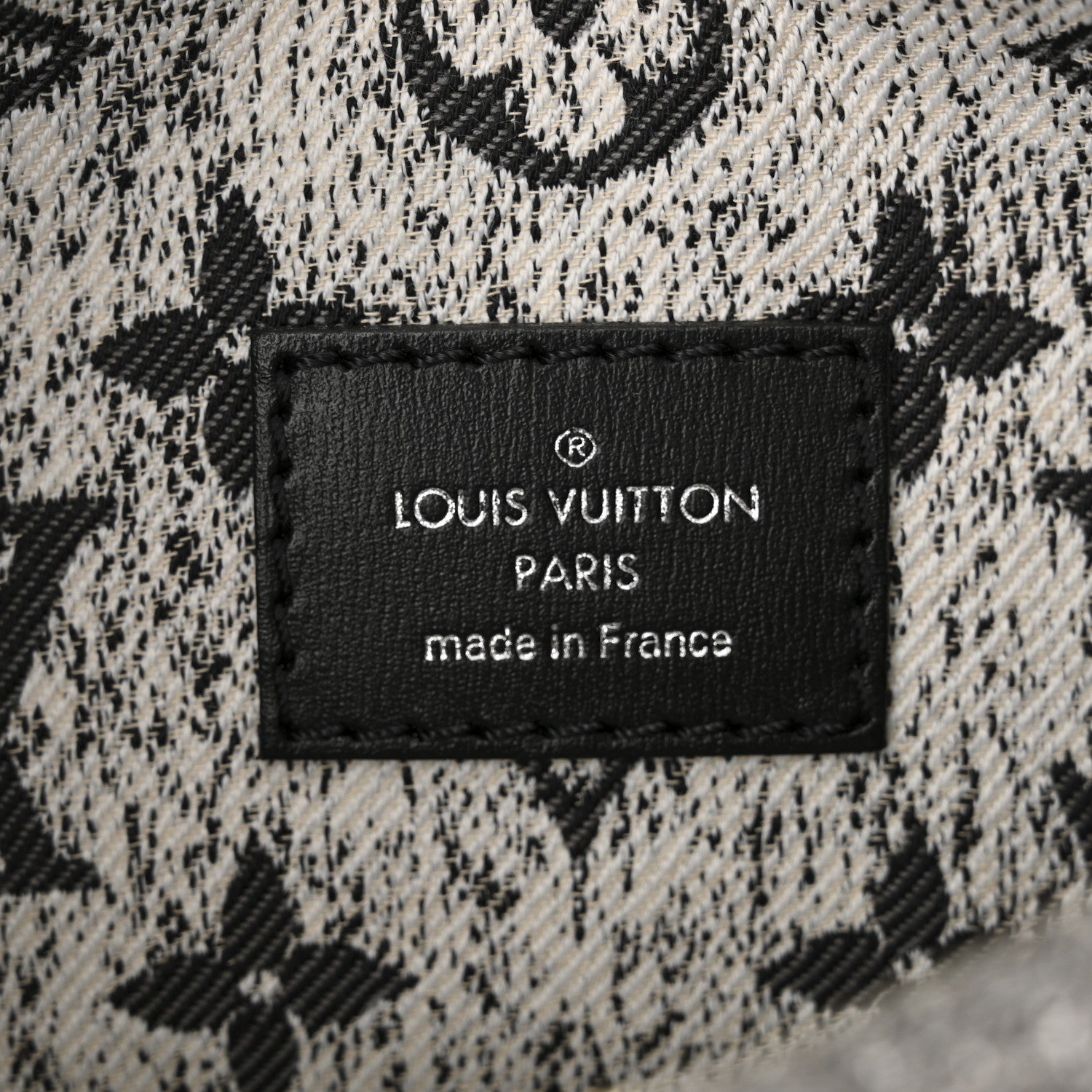 Louis Vuitton Monogram Jacquard Denim Loop Black 6 of 10