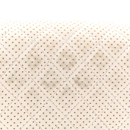 Chanel Lambskin Perforated Medium Boy Flap White 11 of 20
