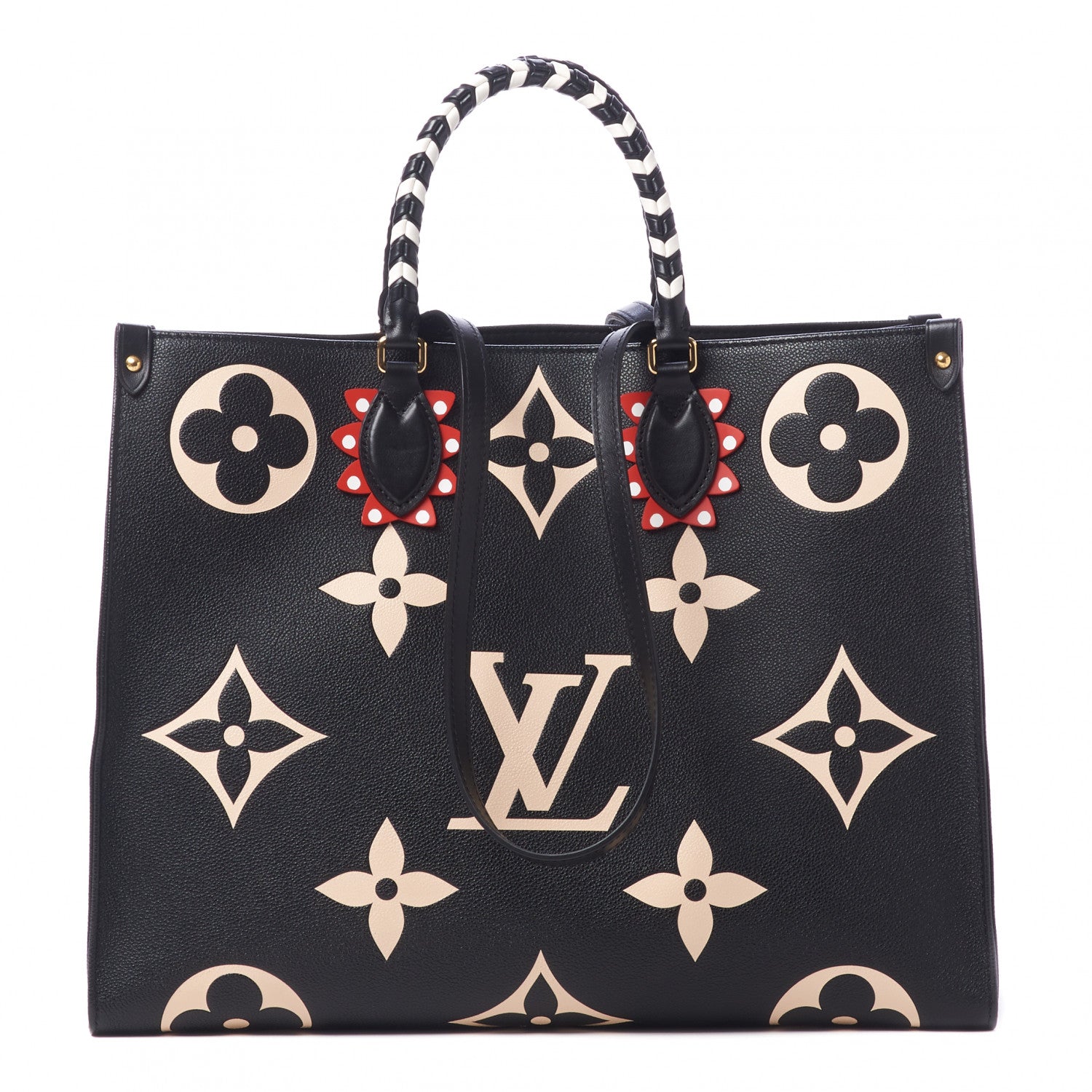 Louis Vuitton Empreinte Monogram Giant Crafty Onthego GM Black Creme 1 of 9