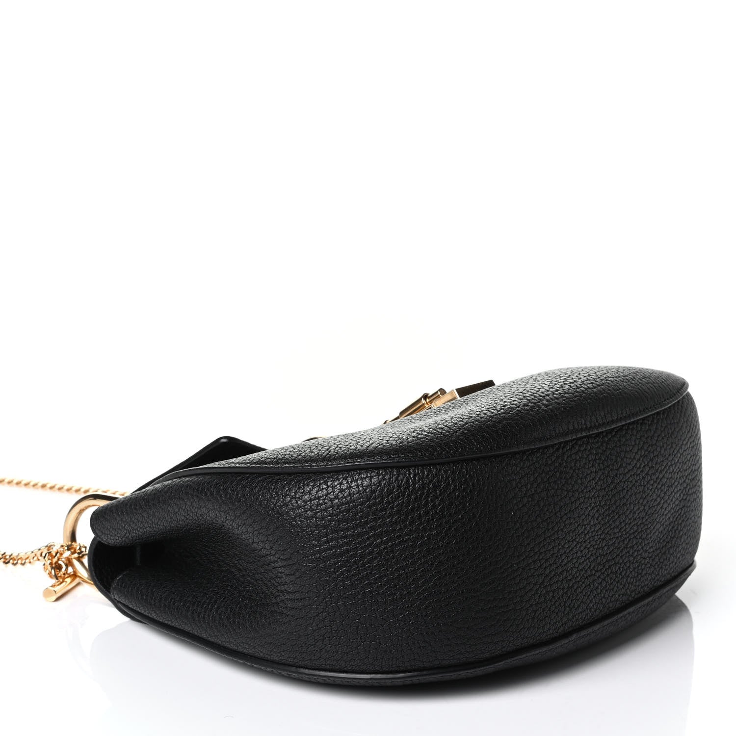 Chloe Grained Lambskin Drew Shoulder Bag Black 3 of 6