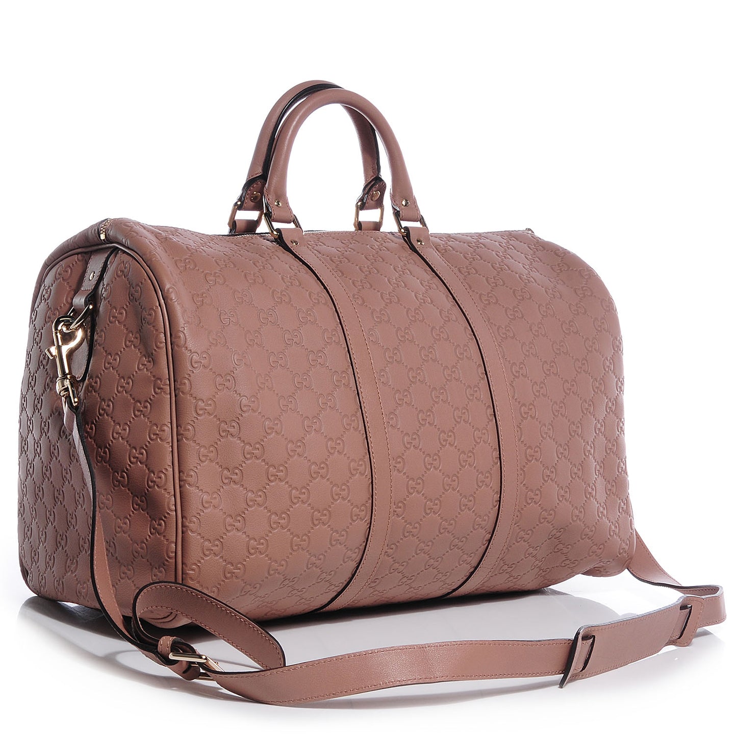 Guccissima Medium Carry On Duffle Antique Rose