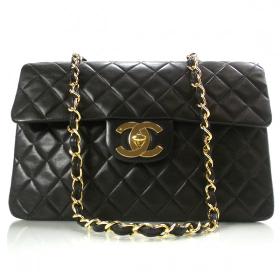 Chanel Lambskin XL Jumbo Flap Black 1 of 13