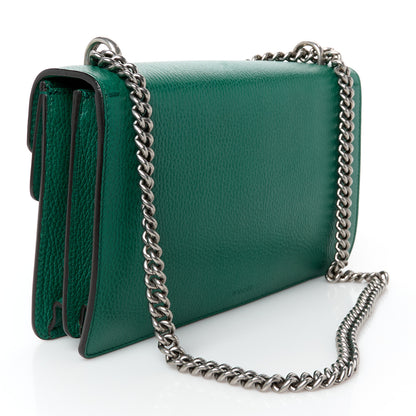 Gucci Dollar Calfskin Crystal Small Dionysus Shoulder Bag Emerald 3 of 10