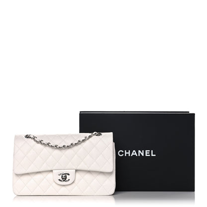 Chanel Caviar Quilted Medium Double Flap White 13 of 13