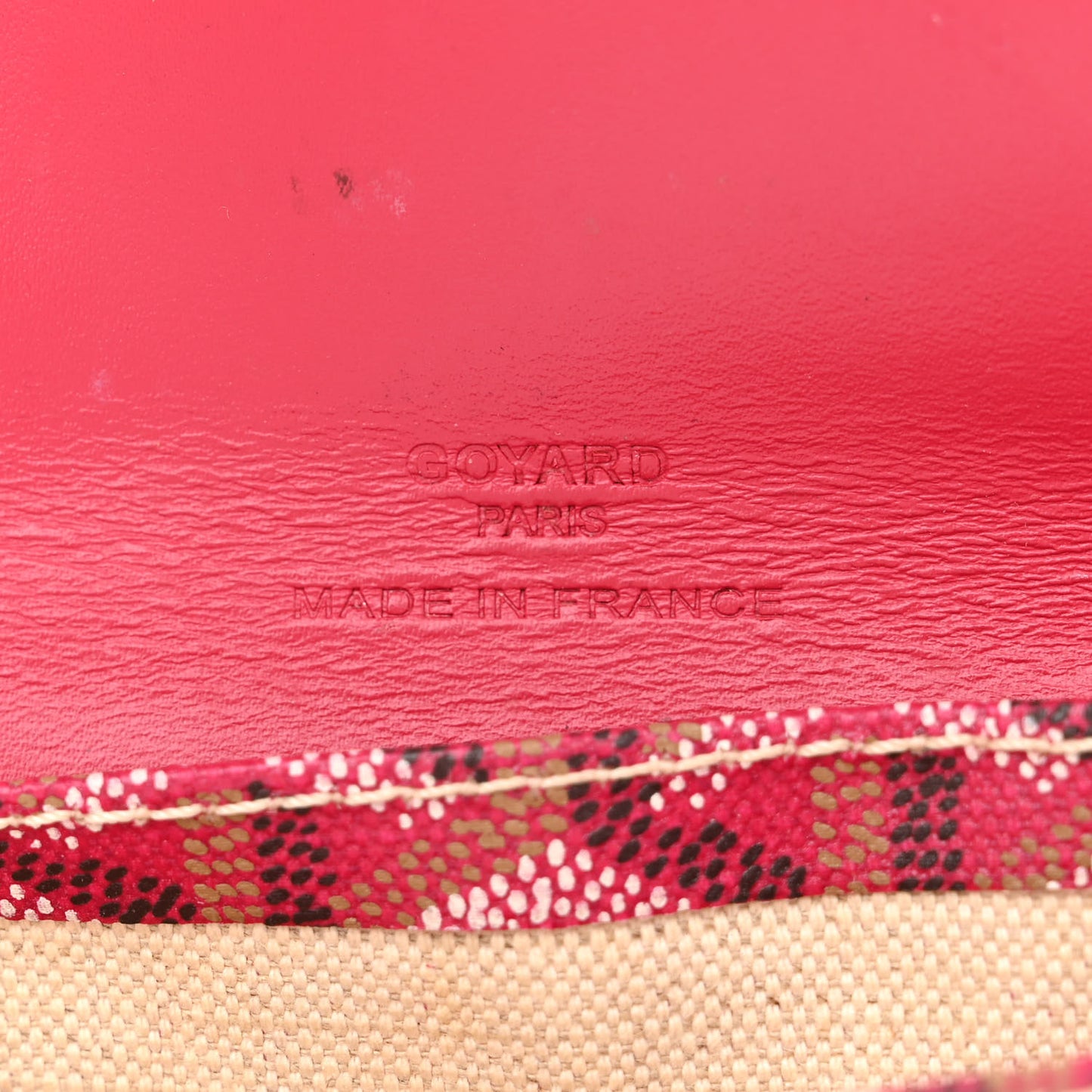 Goyardine Saint Louis GM Red