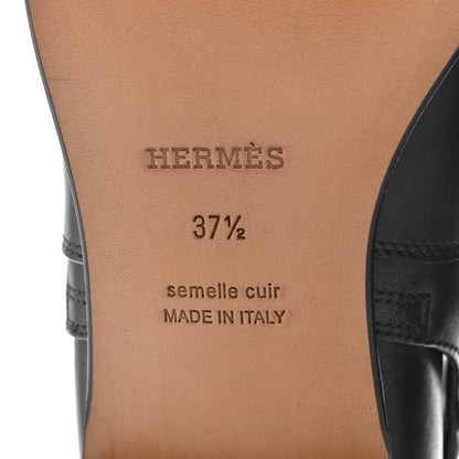 Hermes Calfskin Neo Low Boots 37.5 Black 6 of 8