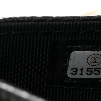 Chanel Caviar Quilted Flap Card Holder Wallet Black 8 of 8