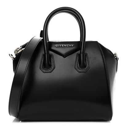 Givenchy Shiny Lord Calfskin Mini Antigona Black 1 of 16