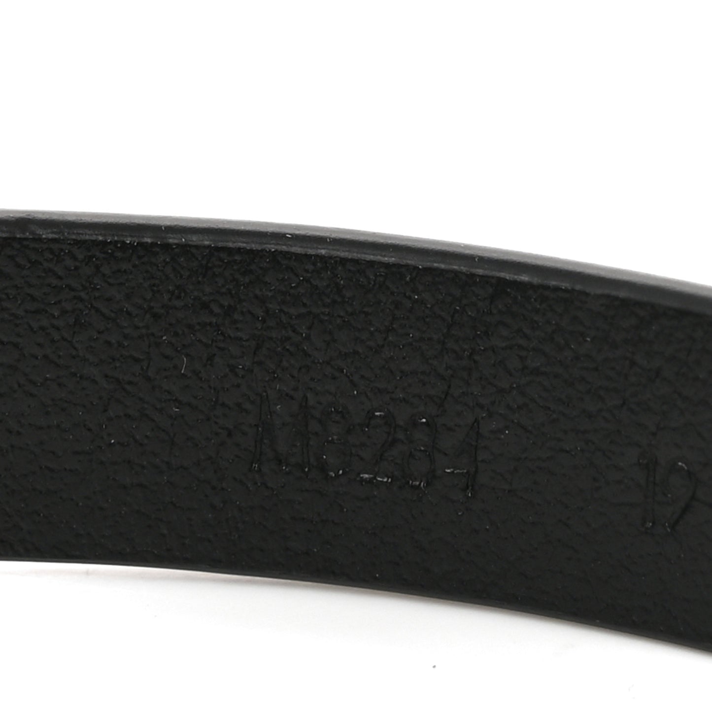 Calfskin LV Skyline Bracelet 19 Black