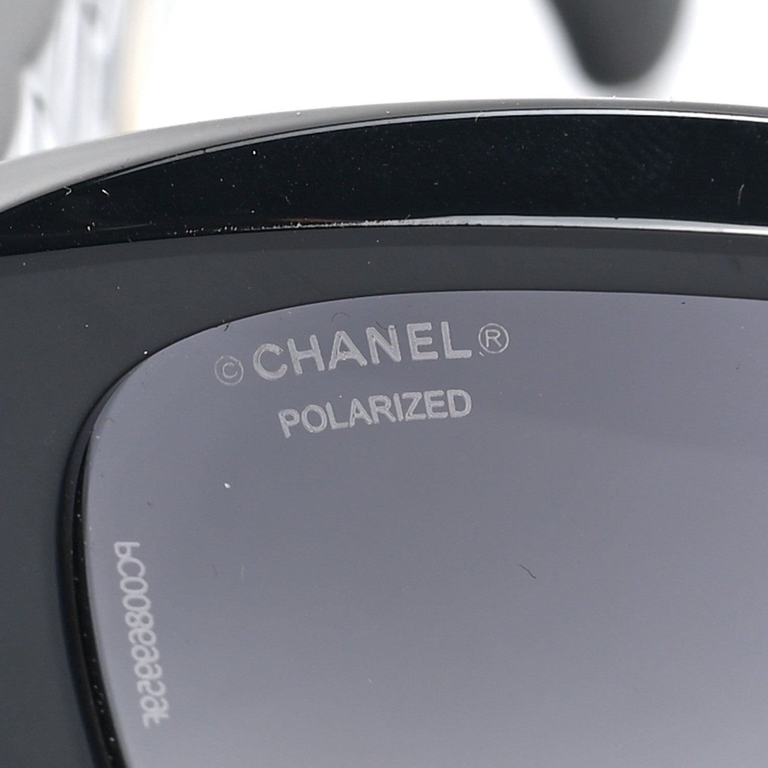 Chanel Acetate Metal Square Folding Sunglasses 6055-B Black 5 of 8