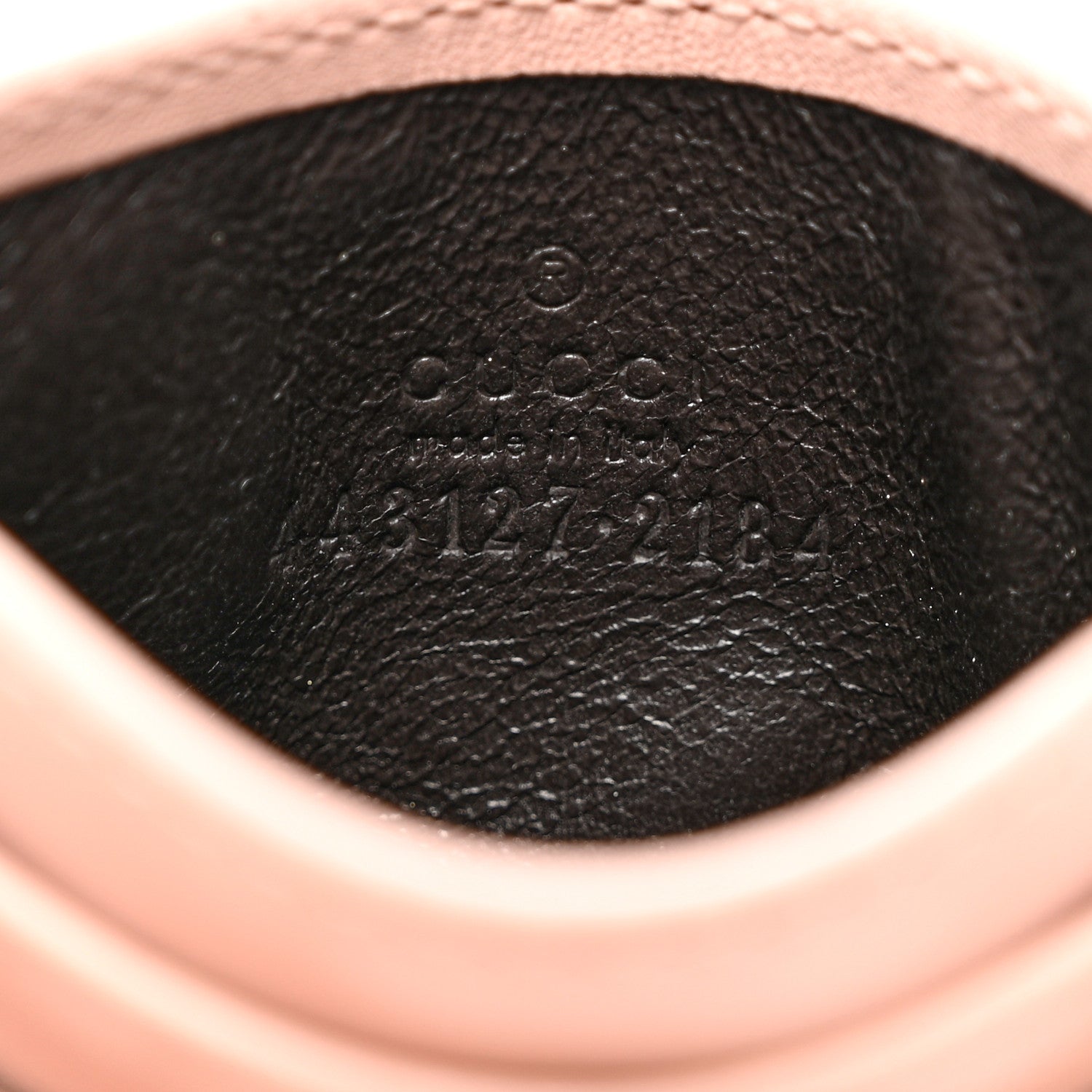 Gucci Calfskin Matelasse GG Marmont Card Holder Perfect Pink 6 of 6