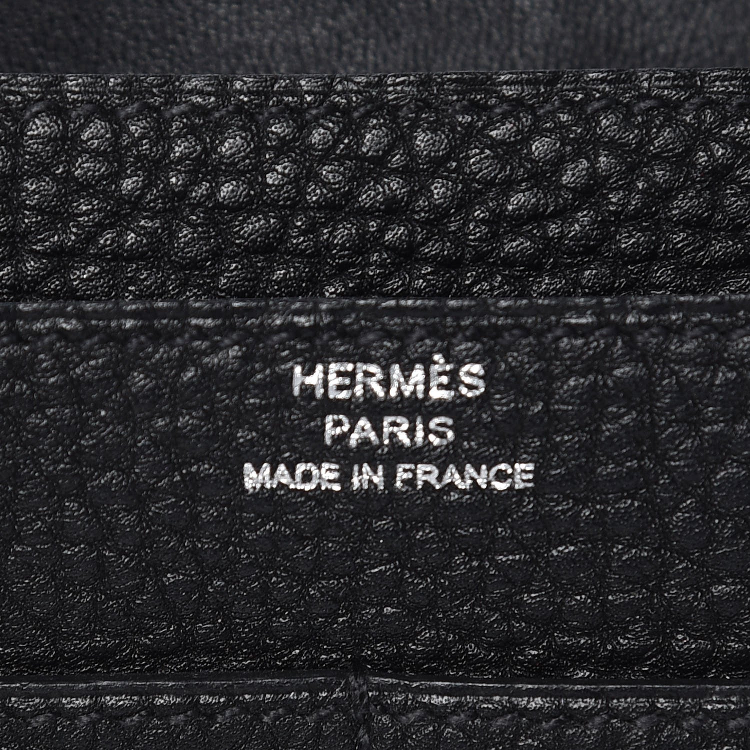 Hermes Togo Dogon Duo Wallet Black 7 of 11