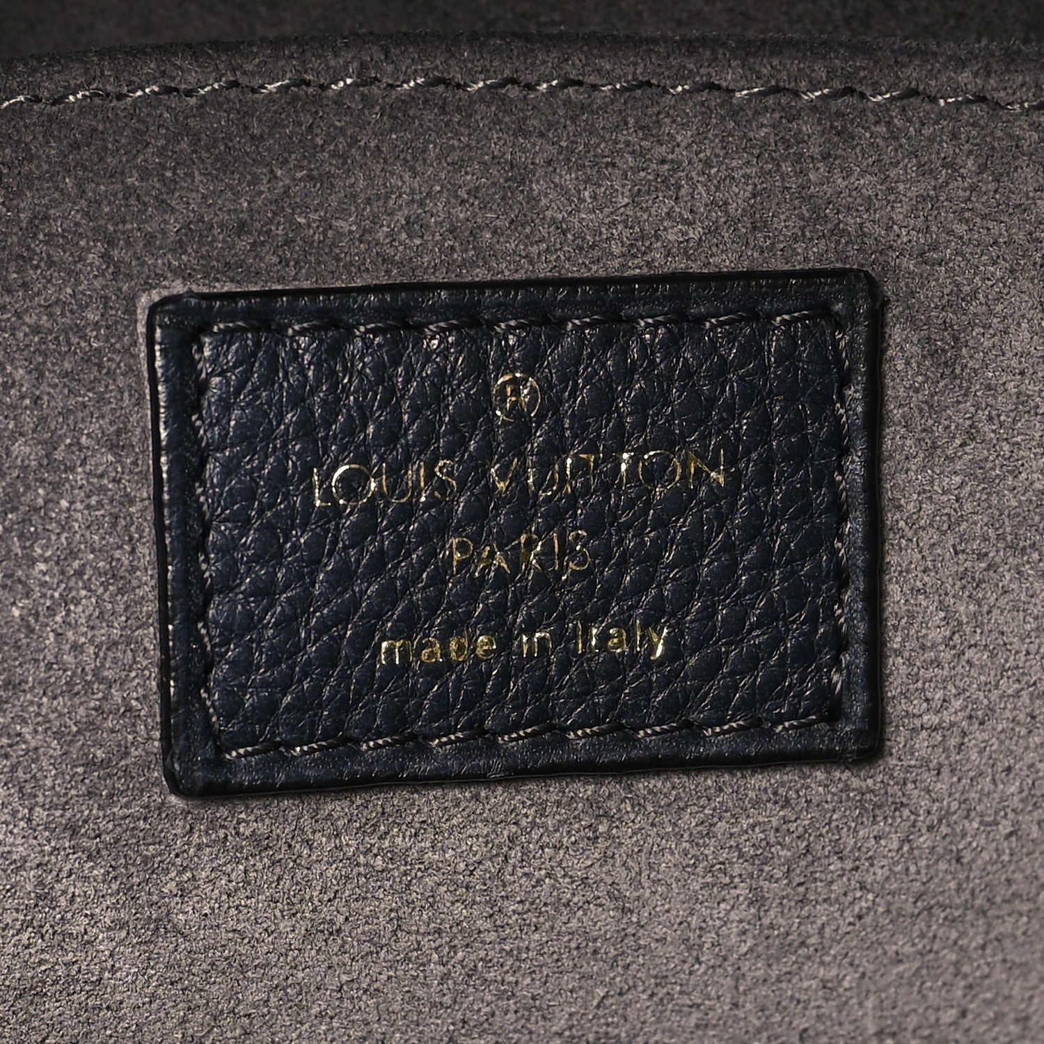 Louis Vuitton Calfskin SC Bag Navy 6 of 9