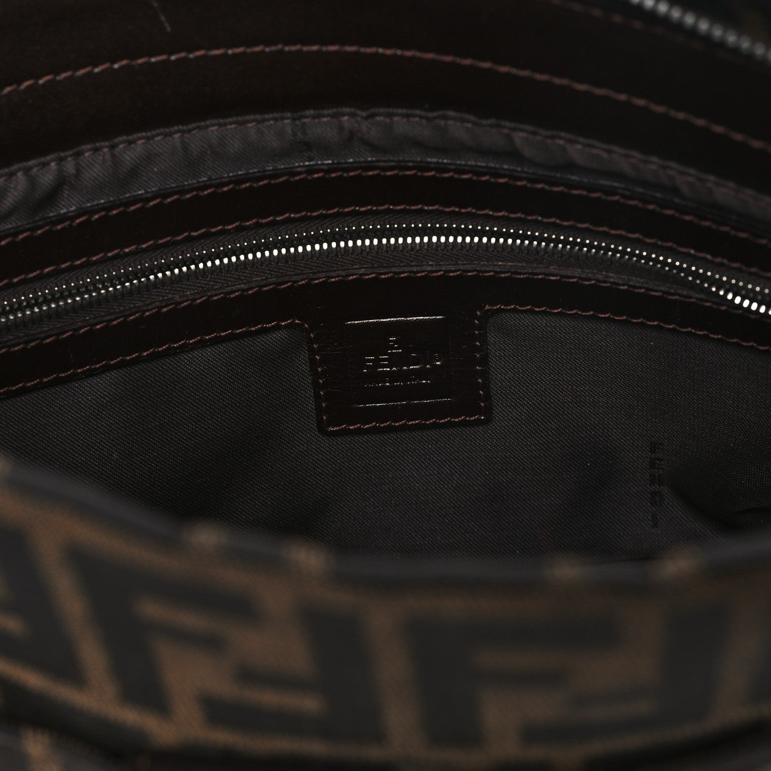 Fendi Zucca Shoulder Bag Tobacco 6 of 12