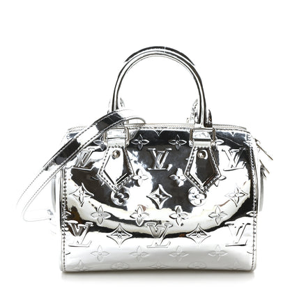 Louis Vuitton Monogram Miroir Speedy Bandouliere 20 Silver 1 of 9