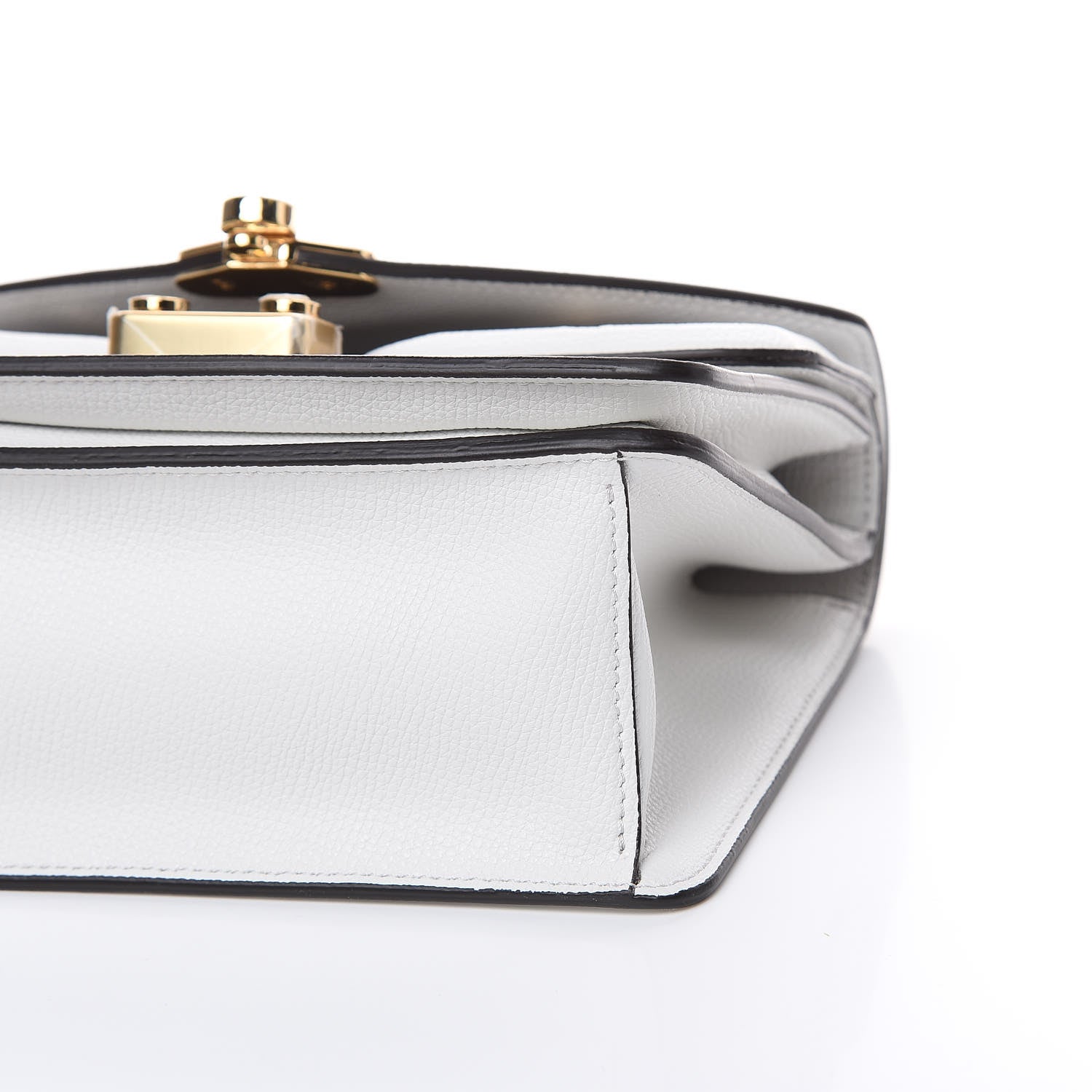 Fendi Vitello Vienna Glazed Fabric FF 1974 Monster Eyes Small Bag Bug Chain Bag Ice Tobacco Moro 9 of 10
