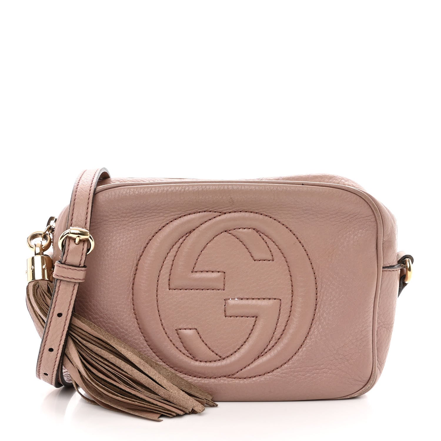 Gucci Cellarius Calfskin Small Soho Disco Bag Dark Cipria 1 of 14