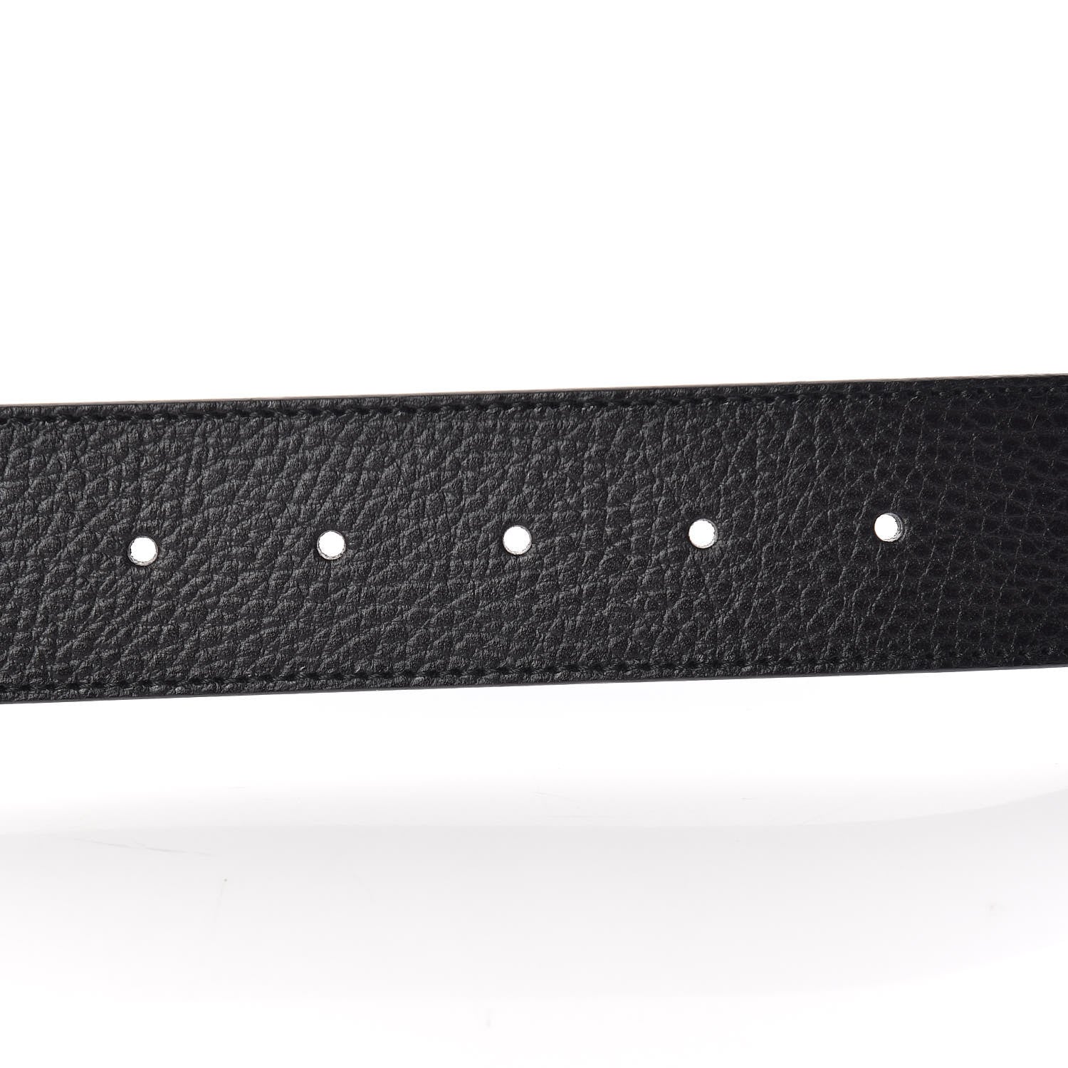 Gucci Dollar Calfskin 1973 Reversible Belt 90 36 Black Mineral Blue 6 of 7