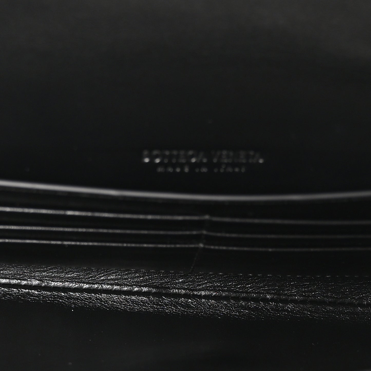 Nappa Intrecciato Long Andiamo Top Handle Clutch Black