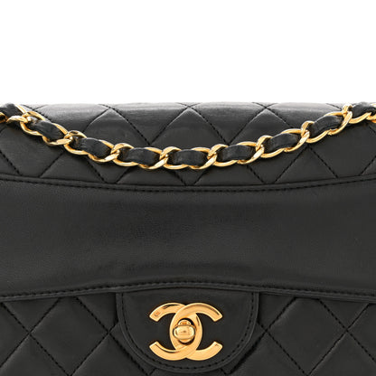 Chanel Lambskin Quilted Small Single Flap With Pouch Black 9 of 15