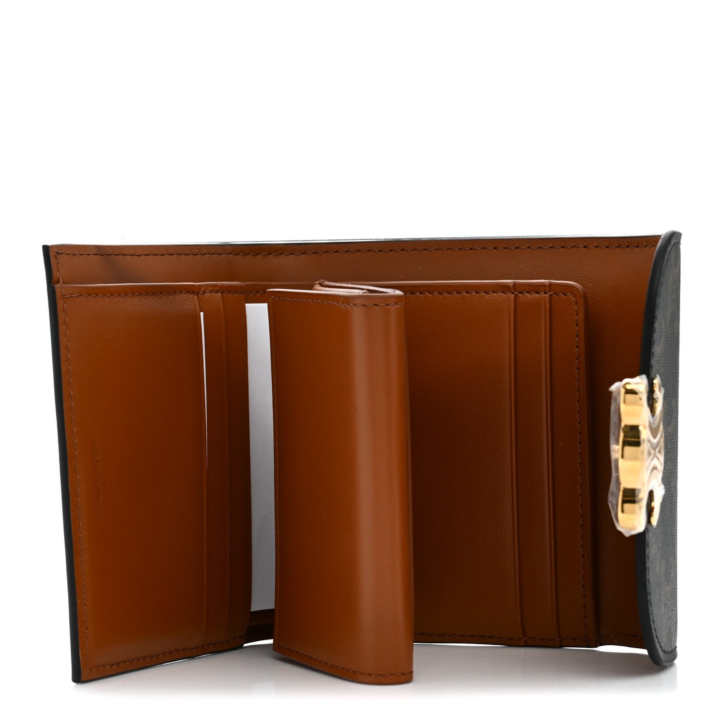 Triomphe Canvas Small Triomphe Wallet Tan