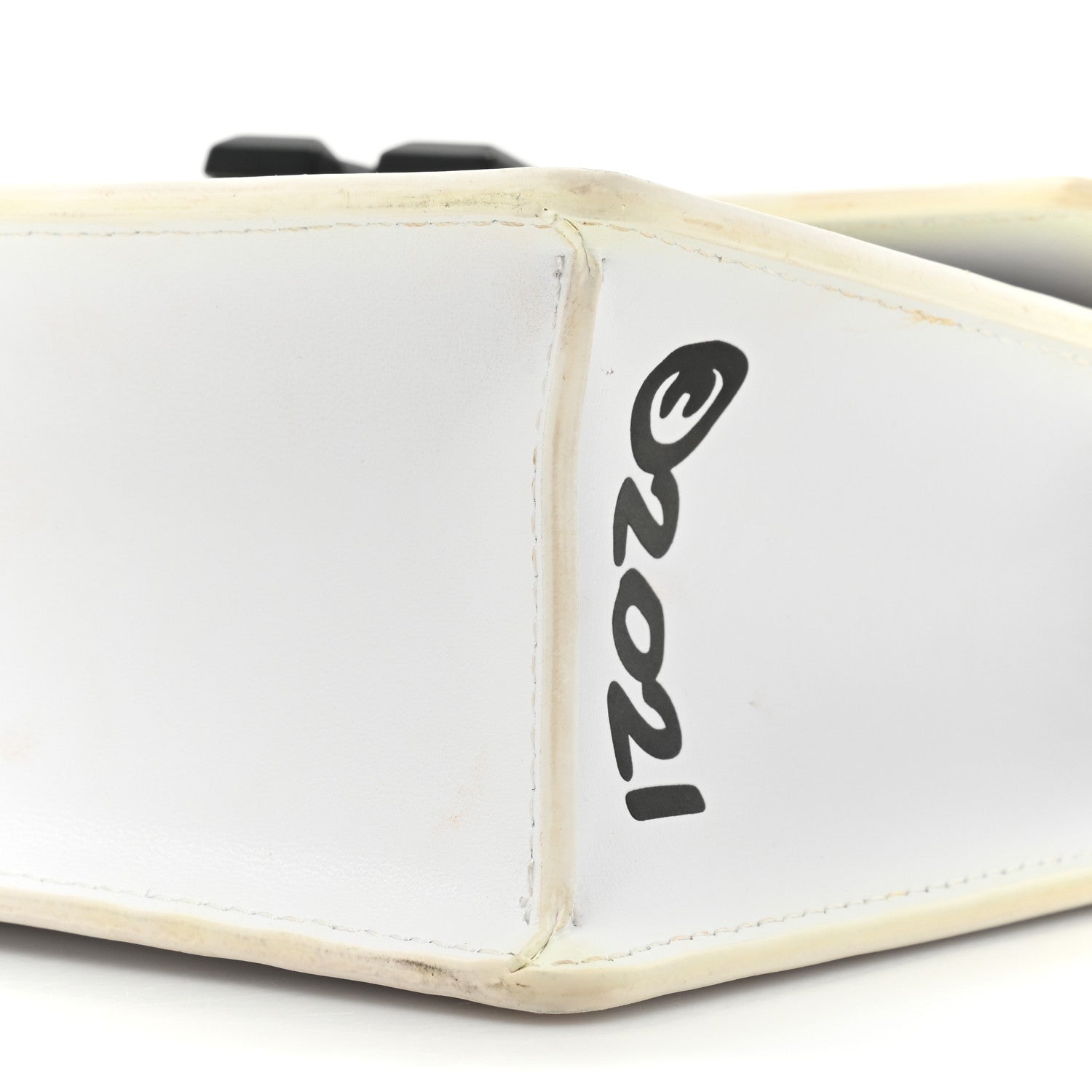 Off-White Calfskin Cash Jitney 1.0 Shoulder Bag White 7 of 18