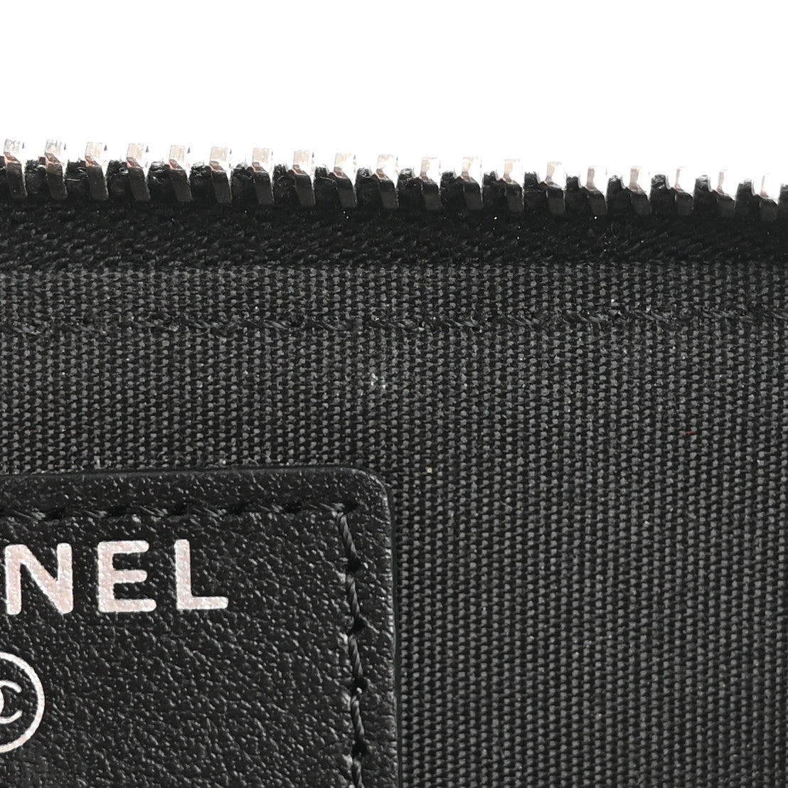 Lambskin Camellia Embossed Key Holder Case Black