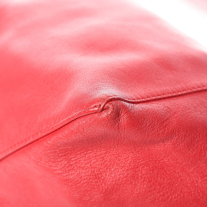 Celine Lambskin Horizontal Cabas Red 12 of 23