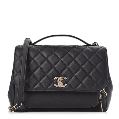 Chanel Caviar Quilted Large Business Affinity Flap Black 1 of 10