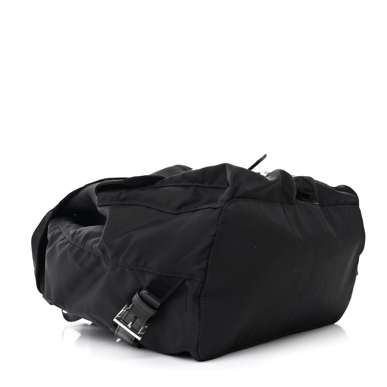 Prada Tessuto Nylon Saffiano Medium Backpack Black 4 of 13