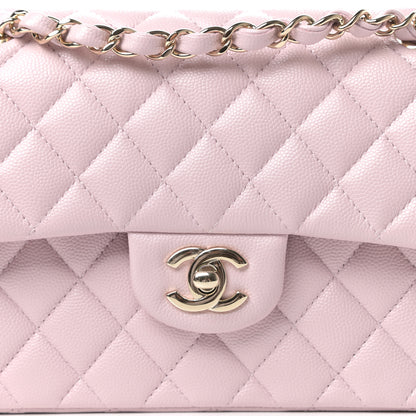 Chanel Caviar Quilted Small Double Flap Light Pink 10 of 11
