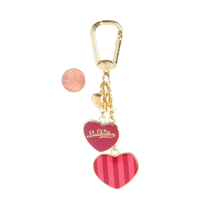 Louis Vuitton Rayures Coeur Bag Charm Key Holder Pomme D'Amour 2 of 4