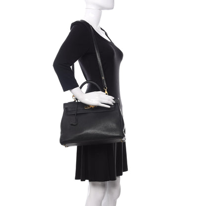 Hermes Togo Kelly Retourne 32 Black 2 of 13