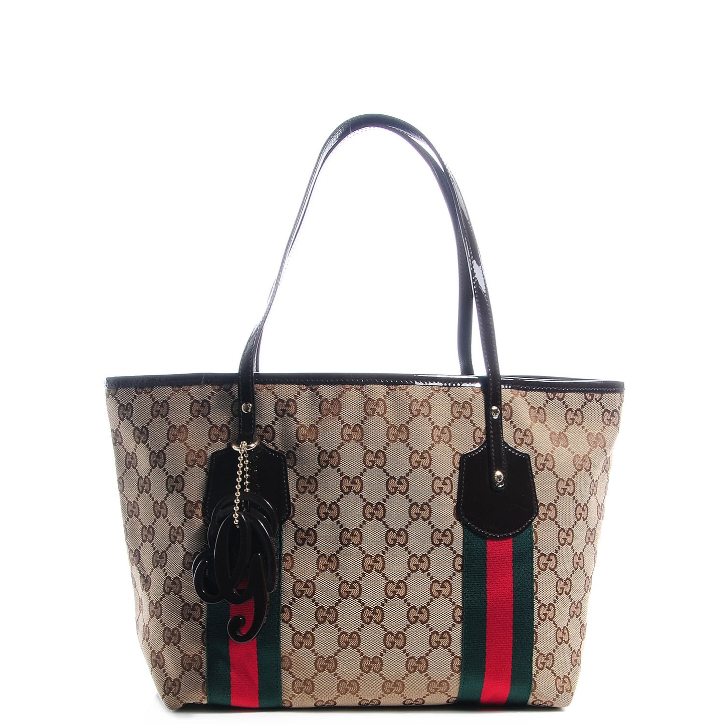 Monogram Web Medium Jolie Tote Brown