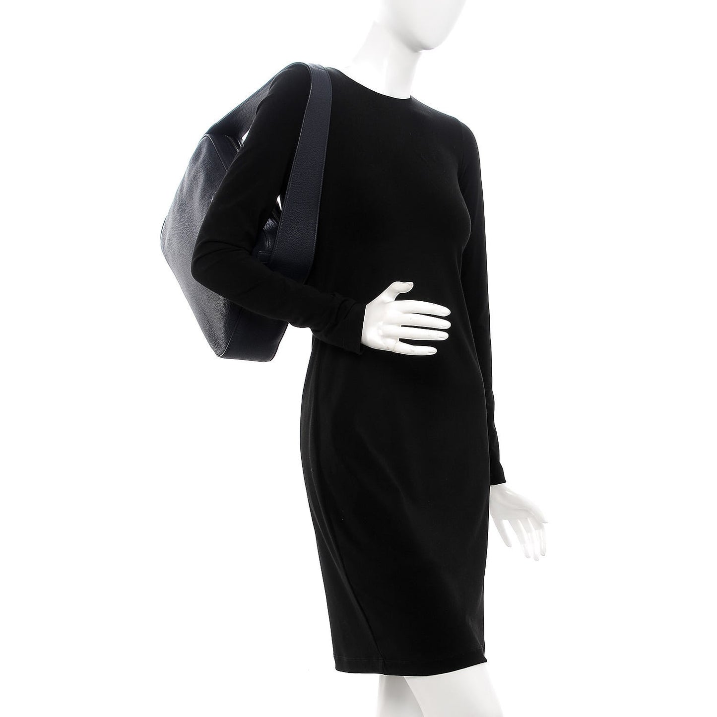 Vitello Daino Shoulder Bag Baltico