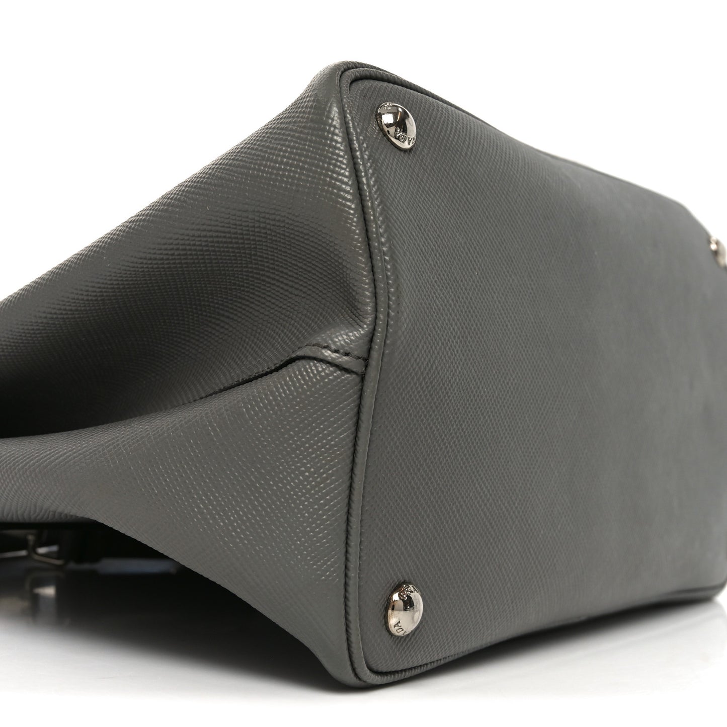 Saffiano Cuir Convertible Top Handle Tote Marmo