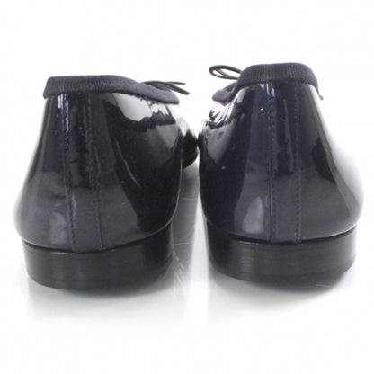 Chanel Patent Classic CC Ballet Flats 40 Navy 3 of 9