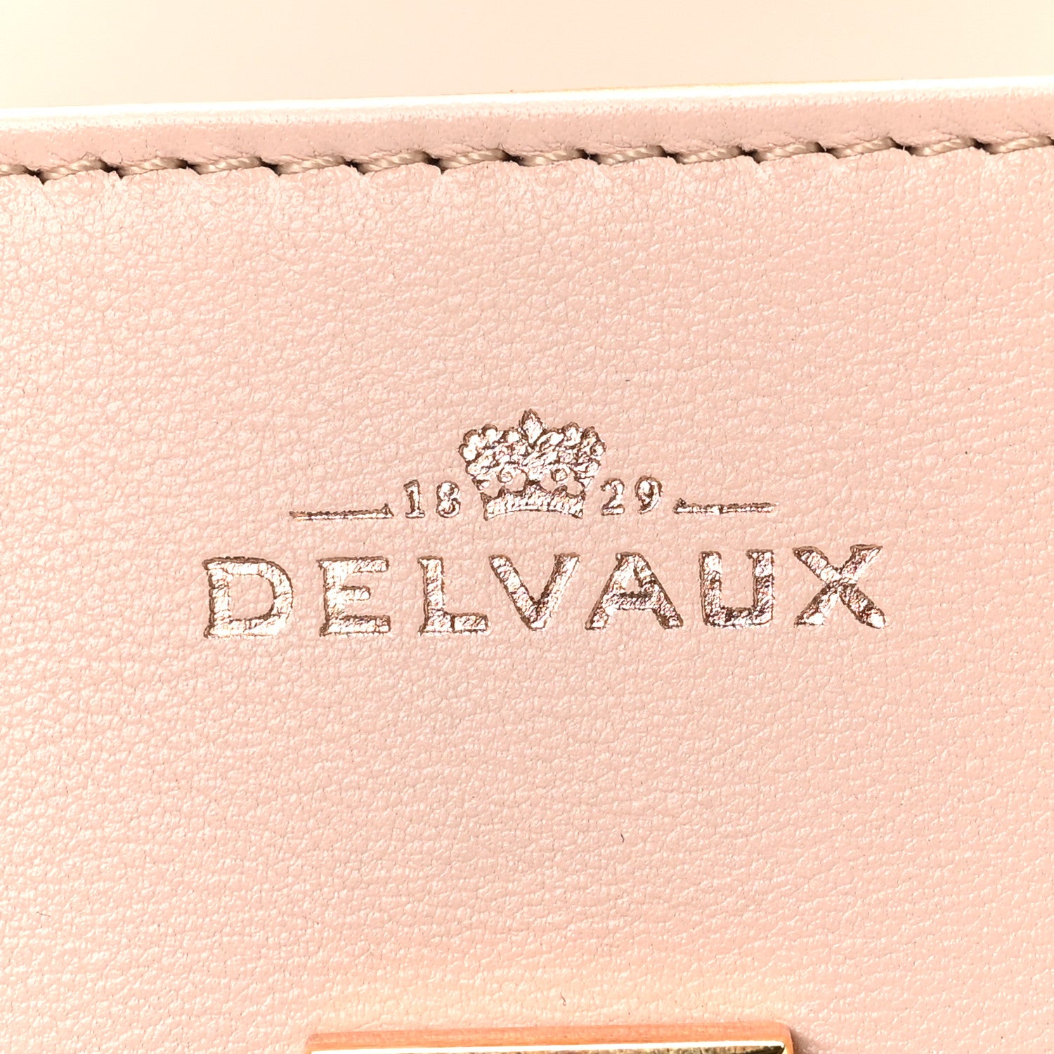 Delvaux Calfskin MM Tempete Satchel Light Pink 6 of 10