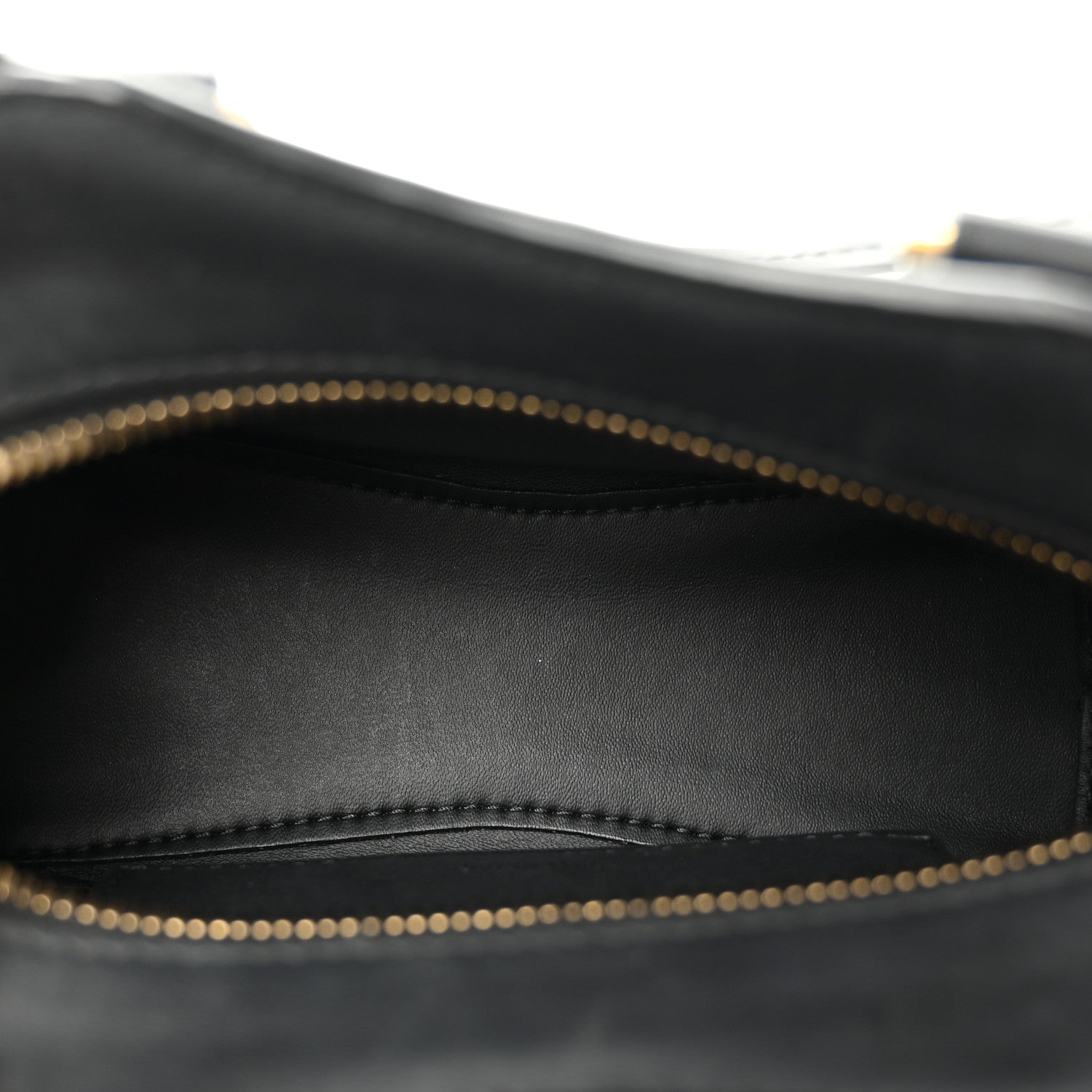 Balenciaga Smooth Calfskin Neo Classic Brass Hardware Nano City Crossbody Black 5 of 10