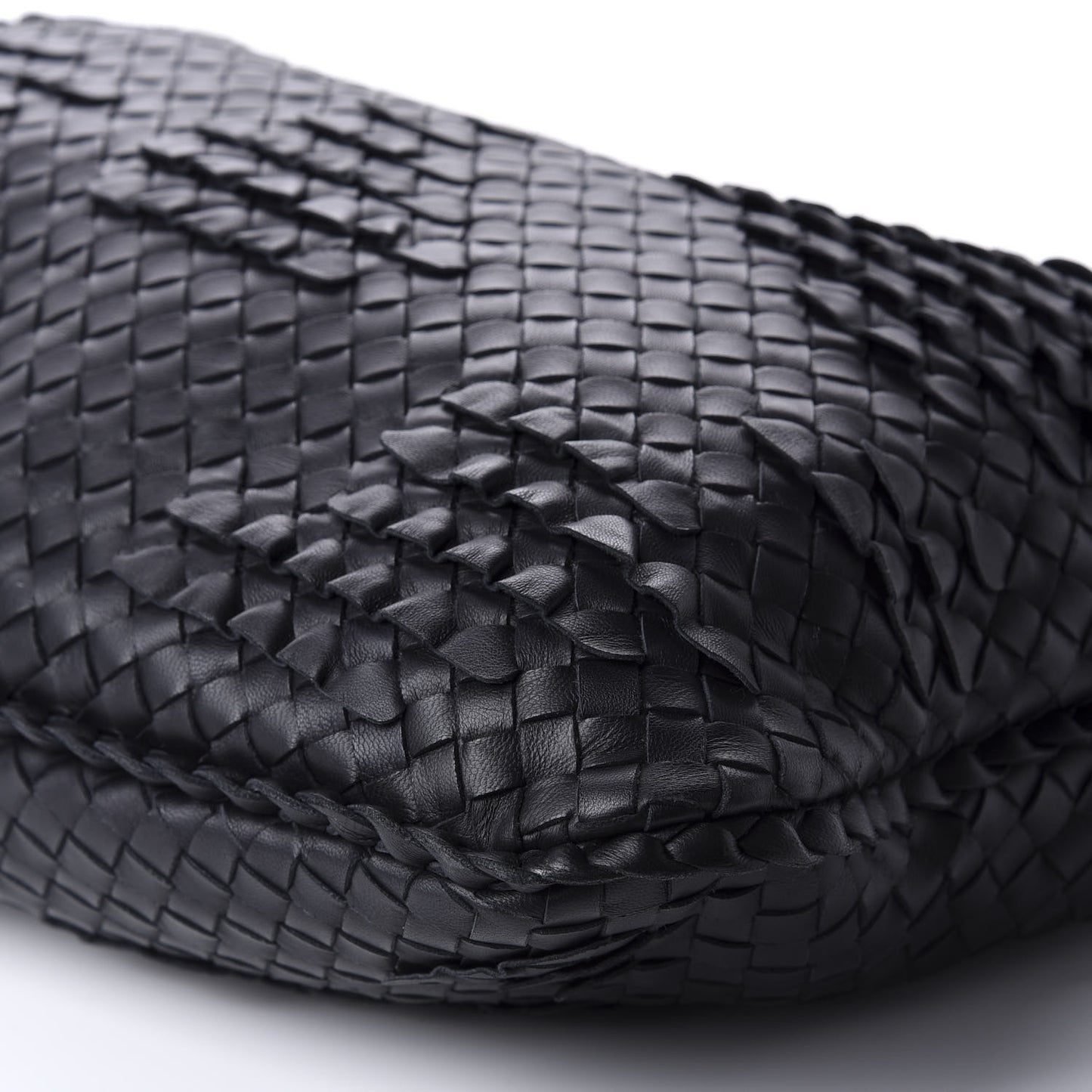 Nappa Intrecciato Large Veneta Hobo Black