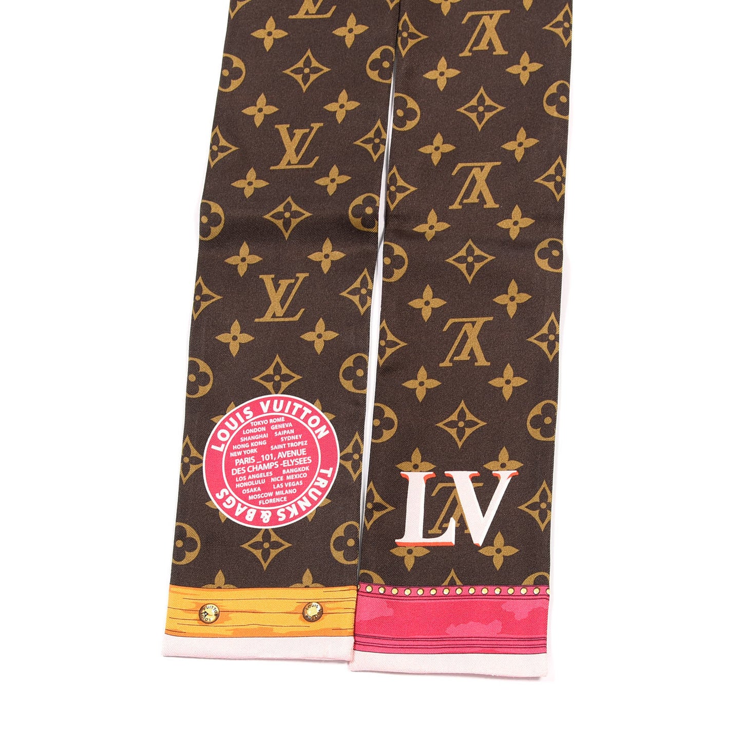 Silk Monogram Summer Trunks Bandeau Brown