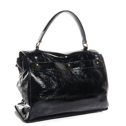 Saint Laurent Patent Large Muse Two Tote Black 3 of 10