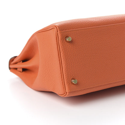 Hermes Togo Kelly Retourne 35 Feu 6 of 11