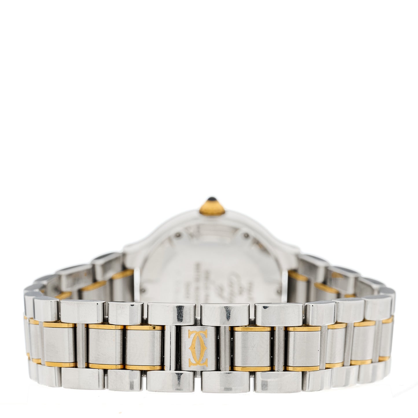 Stainless Steel 18K Yellow Gold 28mm Must De 21 Quartz Watch