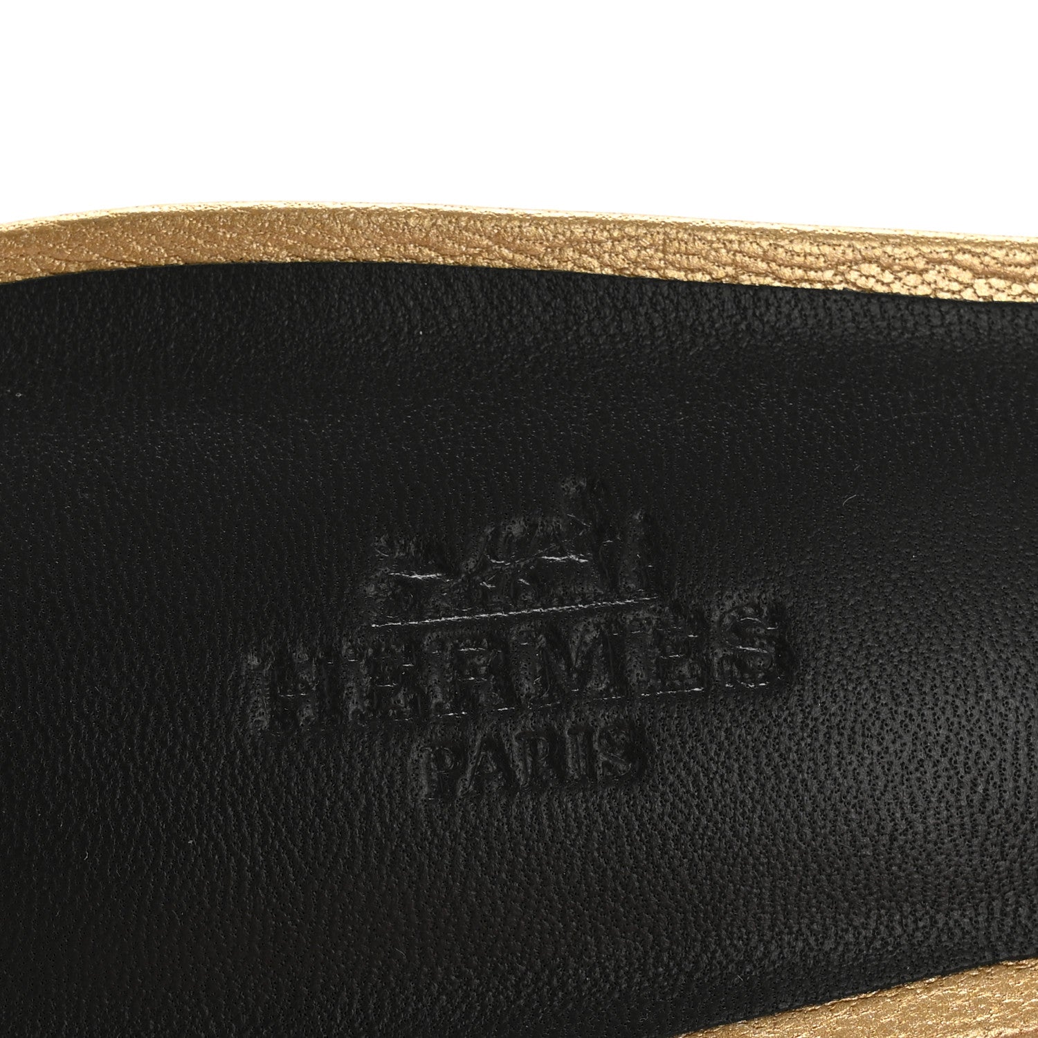 Hermes Metallic Goatskin Oasis Sandals 39 Dore 8 of 10